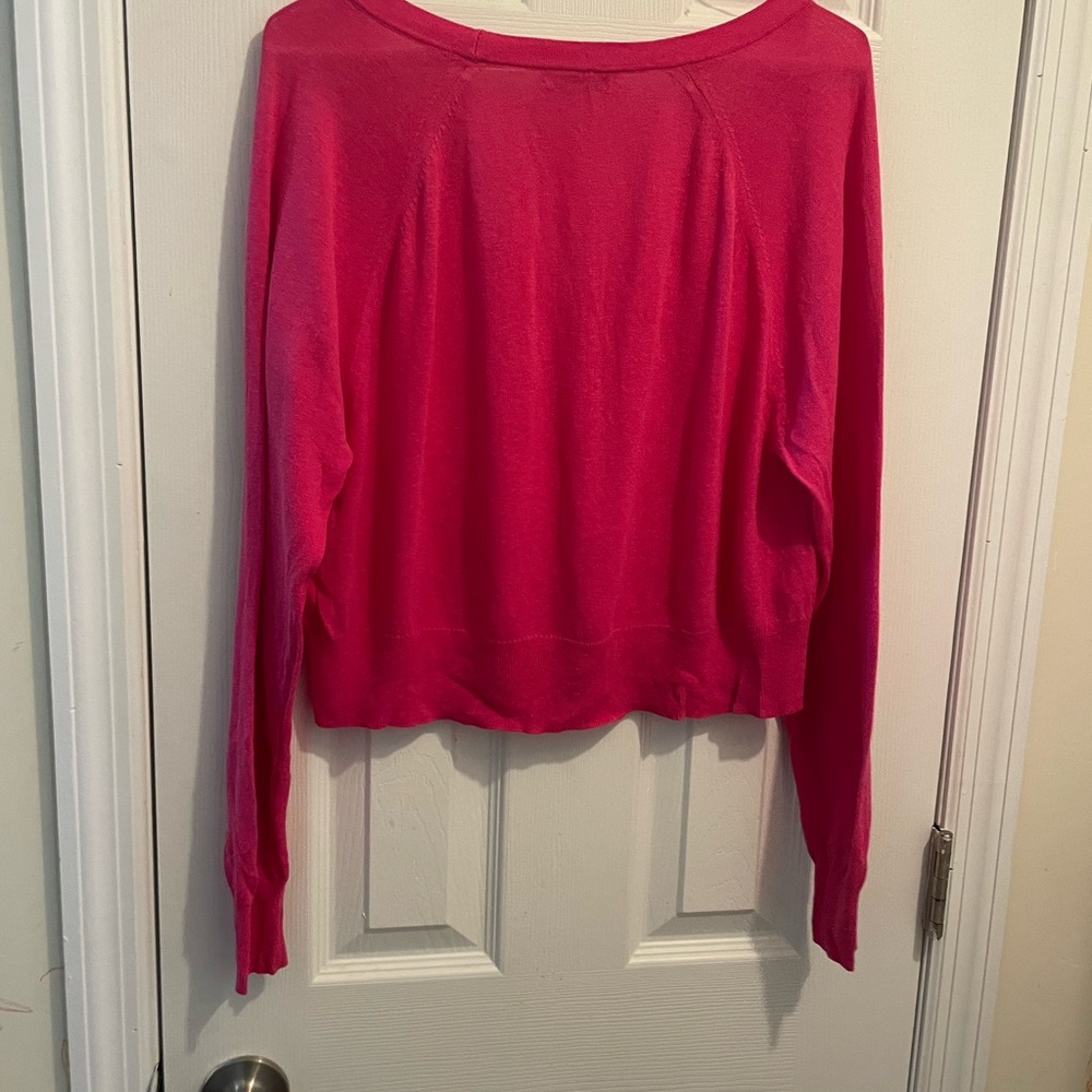 Pink Button-Up Sweater - Picture 5 of 5